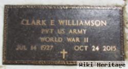 Pvt Clark Edward Williamson