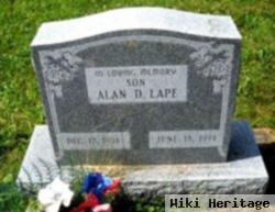 Alan D Lape