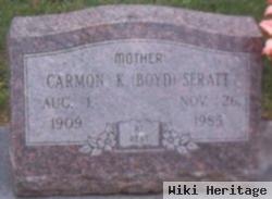 Carmon Kathryn Boyd Seratt