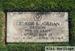 George E Jordan