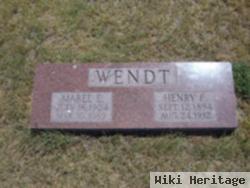 Mabel E. Wetzel Wendt