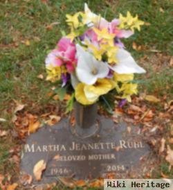 Martha Jeanette Mitchell Ruhl