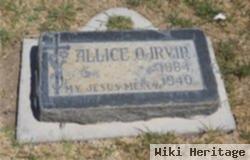 Alice O. Irvin