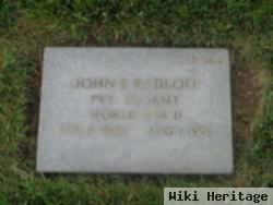 Jack Edwin "john" Radloff