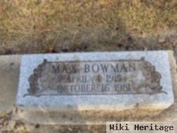 Max Bowman