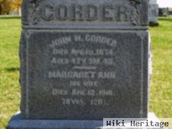 John W Corder