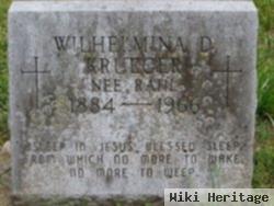 Wilhelmina O "minnie" Rahl Krueger