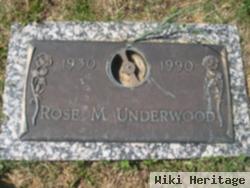 Rose M Underwood