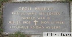 Cecil "bert" Pruett