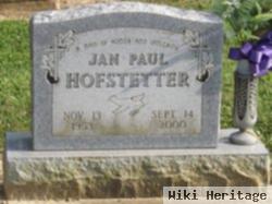 Jan Paul Hofstetter