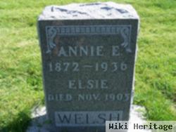 Anna Elizabeth "annie" Meyersick Welsh