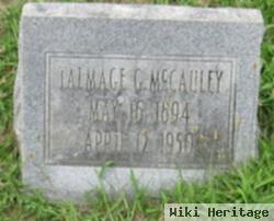 Talmage G. Mccauley