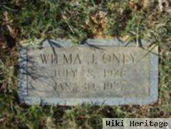 Wilma J Oney