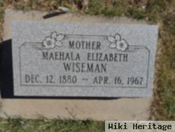 Maehala Elizabeth Maxey Wiseman