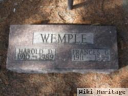 Harold D Wemple