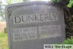 Elizabeth "eliza" Bready Dunkerly