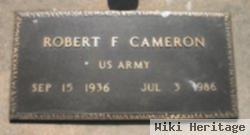 Robert F "bob" Cameron