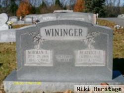 Beatrice J Wininger