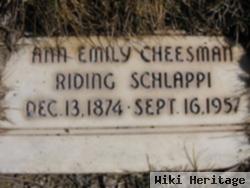 Ann Emily Cheesman Schlappi