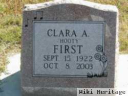 Clara A. "hooty" Schriner First