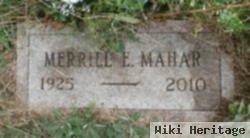 Merrill Edward Mahar