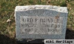 Ord R. Dunkle