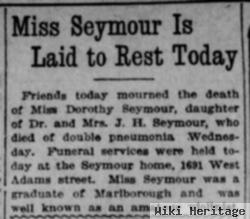 Mary Dorothy Seymour