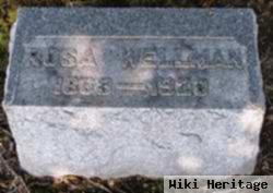 Rosa "rosie" Davis Wellman