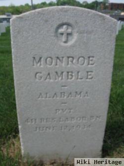 Pvt Monroe Gamble