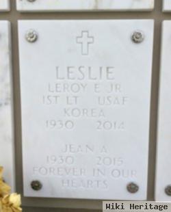 Leroy Edward Leslie, Jr