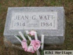 Jean G. Watt