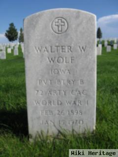 Walter W Wolf