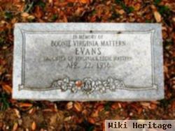 Boonie Virginia Mattern Evans