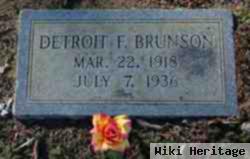 Detroit F. Brunson