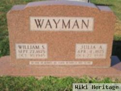 William S Wayman