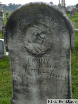 Frances "fanny" Wieder Meckley