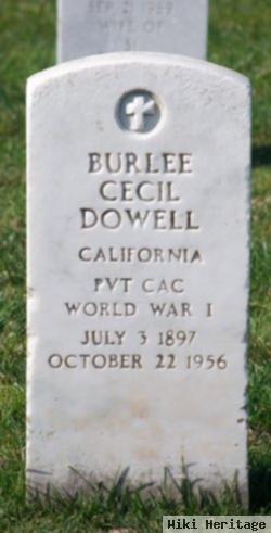 Burlee Cecil Dowell