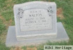 Julia E. Walton