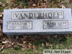 Mary Ann Vanderhoef