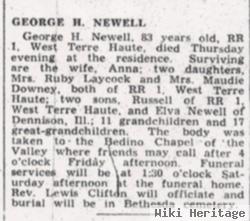 George H Newell