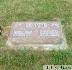 Jenkins Davis "j.d." Hamm