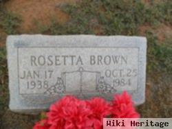 Rosetta Brown