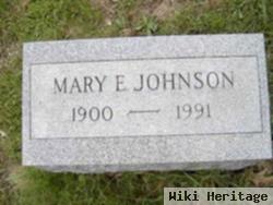 Mary E Johnson