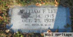 Pfc William F Lee