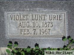 Violet Wilson Lunt Urie