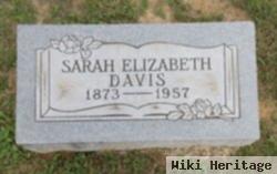 Sarah Elizabeth "lizzie" Robinson Davis