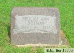 Beulah Ann Dotson