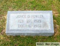 Joyce D. Fowler