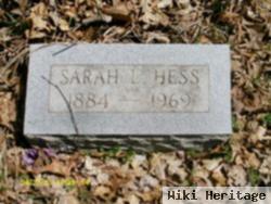 Sarah L Hess