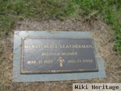 Merle Alice Leatherman